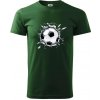 Futbalová lopta v triku - Klasické pánske tričko vyššej gramáže - S ( Fľaškovozelená ) Futbalová lopta v triku - Klasické pánske tričko vyššej gramáže - S ( Fľaškovozelená )