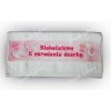 Uterák Blahoželáme k narodeniu dcérky Uterák Blahoželáme k narodeniu dcérky