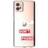Púzdro Picasee silikónové Motorola Moto G32 - Cloudy Eye - Transparent čiré
