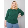 Blouse-RV-BZ-6334.19P-dark green zelená XL BASIC Feel Good 2016102879848 Blouse-RV-BZ-6334.19P-dark green zelená XL BASIC Feel Good 2016102879848