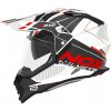 prilba N312 DRONE, NOX (biela, čierna, červená vel. M) prilba N312 DRONE, NOX (biela, čierna, červená vel. M)