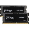 Kingston FURY Impact/SO-DIMM DDR5/32GB/6400MHz/CL38/2x16GB/Black KF564S38IBK2-32 Kingston FURY Impact/SO-DIMM DDR5/32GB/6400MHz/CL38/2x16GB/Black KF564S38IBK2-32