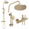 Rea Parot, sprchová súprava s termostatickou batériou, zlatá matná, REA-P2323 Rea Parot, sprchová súprava s termostatickou batériou, zlatá matná, REA-P2323