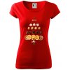 Vianočný stromček zo sušených plodov - Dámske tričko Pure - XL ( Červená ) Vianočný stromček zo sušených plodov - Dámske tričko Pure - XL ( Červená )