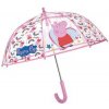 Perletti 75107 Peppa pig deštník dětský průhledný růžový