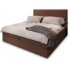 Manželská boxspring posteľ s úložným priestorom Samana 160x200 - tehlová Manželská boxspring posteľ s úložným priestorom Samana 160x200 - tehlová