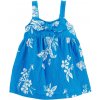 CARTER'S Šaty Blue Floral dievča 12m
