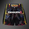 Venum x TEKKEN 8 Yoshimitsu Thai šortky - čierne/oranžové Venum x TEKKEN 8 Yoshimitsu Thai šortky - čierne/oranžové