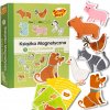 Magnetická skladačka zvieratká kniha Smily Play pre deti 3+ puzzle Magnetická skladačka zvieratká kniha Smily Play pre deti 3+ puzzle