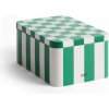 HAY Plechová dóza Tin Container Small, green and off-white HAY Plechová dóza Tin Container Small, green and off-white