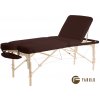 Fabulo Skladací masážny stôl GURU Plus Set Farba: čokoládová 192 x 76 cm 21,1 kg 2 farby