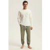 Henderson pánske pyžamo 43464 local krémová Henderson pánske pyžamo 43464 local krémová
