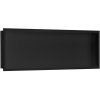 CERANO - Zápustná polička / nika s okrajom do obkladu - čierna matná - 90x30x10 cm CERANO - Zápustná polička / nika s okrajom do obkladu - čierna matná - 90x30x10 cm