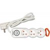 Sthor | Kabel prodlužovací kancelářský 1,5 m 3 zásuvky TO-72350 Sthor | Kabel prodlužovací kancelářský 1,5 m 3 zásuvky TO-72350
