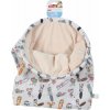 Flamingo ZOLUX kočičí pelíšek spací pytel vzor kočky a myši CHATOUILLE 45,5x58x40cm Flamingo ZOLUX kočičí pelíšek spací pytel vzor kočky a myši CHATOUILLE 45,5x58x40cm