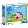 CLEMENTONI Obrázkové kostky Prasátko Peppa, 12 kostek CLEMENTONI Obrázkové kostky Prasátko Peppa, 12 kostek