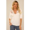 Dámske tričko De Lafense 858 Lottie 3/4 Dámske tričko De Lafense 858 Lottie 3/4