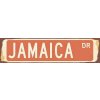 Ceduľa Jamaica - 40cm x 10cm Plechová tabuľa Ceduľa Jamaica - 40cm x 10cm Plechová tabuľa