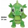 Plyšová Hračka Drak dinosaurus Krakov zelená - 31 cm Plyšová Hračka Drak dinosaurus Krakov zelená - 31 cm