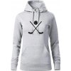 Florbalové hokejky - Mikina dámská Cape s kapucí - L ( Svetlosivý melír ) Florbalové hokejky - Mikina dámská Cape s kapucí - L ( Svetlosivý melír )
