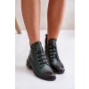 Low insulated ankle boots with zipper with green decoration Nevalia kaki 37 Boto 5905677280869 Low insulated ankle boots with zipper with green decoration Nevalia kaki 37 Boto 5905677280869
