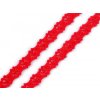 Čipka paličkovaná šírka 12 mm - 22.5 m červená Čipka paličkovaná šírka 12 mm - 22.5 m červená