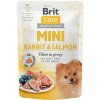 BRIT CARE Mini Adult Pouch Rabbit&Salmon 24x85g s králikom a lososom pre malé plemená psov BRIT CARE Mini Adult Pouch Rabbit&Salmon 24x85g s králikom a lososom pre malé plemená psov