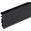 Podlahová lišta plastová -Prestige Cezar - v = 75 mm - Black Matt - M9005 Balenie: 1 kus Podlahová lišta plastová -Prestige Cezar - v = 75 mm - Black Matt - M9005 Balenie: 1 kus