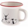 Porcelánový hrnček Dakls Cats Lilian, 75 ml Porcelánový hrnček Dakls Cats Lilian, 75 ml
