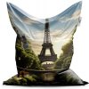 Sablio Sedací vak Classic Paříž Eifellova věž Art 200x140 cm