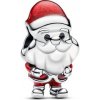 Prívesok PANDORA Hravý Santa 793593C01 Prívesok PANDORA Hravý Santa 793593C01