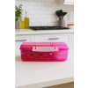 Sistema Lunch Trojkomorová krabička s nádobou na jogurt a 2 tácky 1,65 l ružová Sistema Lunch Trojkomorová krabička s nádobou na jogurt a 2 tácky 1,65 l ružová