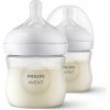 Avent flaša Natural Response priehľadná cumlík s ventilom AirFree 125 ml 1x2 ks Avent flaša Natural Response priehľadná cumlík s ventilom AirFree 125 ml 1x2 ks