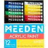 Meeden 34.1281 Sada akrylových farieb Basic Shades 12 x 22 ml Meeden 34.1281 Sada akrylových farieb Basic Shades 12 x 22 ml