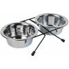 Sada dvoch misiek na kŕmenie Trixie, kovové, 450 ml Sada dvoch misiek na kŕmenie Trixie, kovové, 450 ml