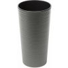 Kvetináč LAMELA, kvetináč LILIA DLUTO - vrúbok O 19 cm, výška 36,4 cm, grafitový (1310006651) Kvetináč LAMELA, kvetináč LILIA DLUTO - vrúbok O 19 cm, výška 36,4 cm, grafitový (1310006651)