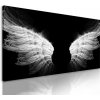 Obraz anjelské krídla v čiernobielom prevedení Obraz anjelské krídla v čiernobielom prevedení