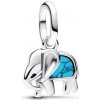 Pandora Strieborný mini prívesok Tyrkysový slon Me 793858C01 Pandora Strieborný mini prívesok Tyrkysový slon Me 793858C01