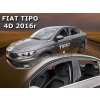 Fiat Tipo Sedan, Htb, Cross od 2016 (so zadnými) - deflektory Heko Fiat Tipo Sedan, Htb, Cross od 2016 (so zadnými) - deflektory Heko