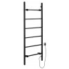 Sapho - Vykurovacie teleso, 60x163 cm, 160 W, matná čierna BB906 Sapho - Vykurovacie teleso, 60x163 cm, 160 W, matná čierna BB906