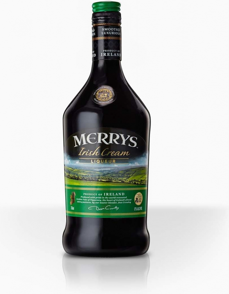Merrys Irish Cream Liqueur 17% 0,7 l (čistá fľaša)