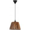 Závesný lustr Cone - Natural, čierna Závesný lustr Cone - Natural, čierna