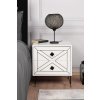 Hanah Home Nočný stolík Luna biely Hanah Home Nočný stolík Luna biely