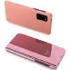Púzdro MG Clear View knižkové Huawei P Smart 2020, ružové