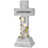 Dekorácia MagicHome, Kríž, LED, polyresin, na hrob, solar, 15x9,5x32 cm Dekorácia MagicHome, Kríž, LED, polyresin, na hrob, solar, 15x9,5x32 cm
