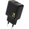 Dudao A23 12W GaN USB-A nabíjačka – čierna A23 Dudao A23 12W GaN USB-A nabíjačka – čierna A23
