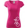 Bicykel na výšku - Dámske tričko Pure - M ( Purpurová ) Bicykel na výšku - Dámske tričko Pure - M ( Purpurová )