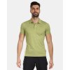 KILPI OLIVA-M Zelené pánske funkčné polo tričko - M KILPI OLIVA-M Zelené pánske funkčné polo tričko - M