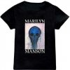Rock Off Marilyn Manson Halloween Painted Hollywood čierna
