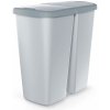 Prosperplast COMPACTA Q DUO popolavý so svetlo šedým vekom 50 l Prosperplast COMPACTA Q DUO popolavý so svetlo šedým vekom 50 l